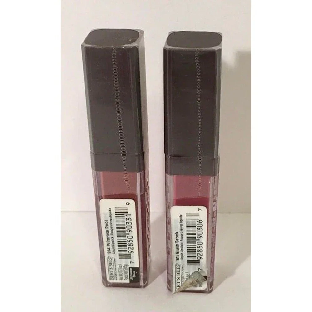 2x Burt's Bees 100% Natural Moisturizing Liquid Lipstick Different Colors NEW